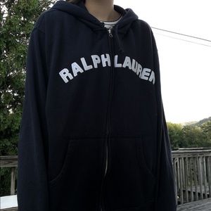 Ralph Lauren zip up sweatshirt